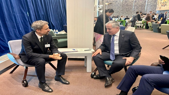 Dışişleri Bakanı’nın BM Su Komitesi Başkanı ile görüşmesi