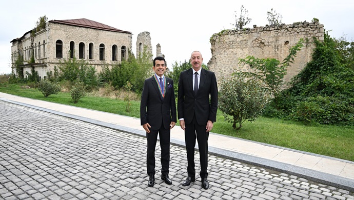 Ilham Aliyev received ICESCO Director-General