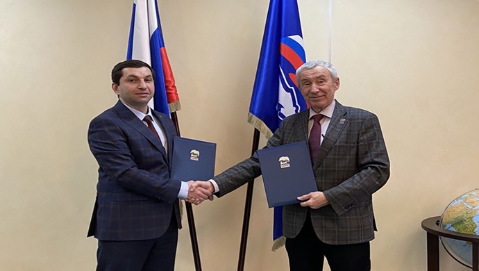 «Единая Россия» обновила соглашение о сотрудничестве с партией «Единая Абхазия»