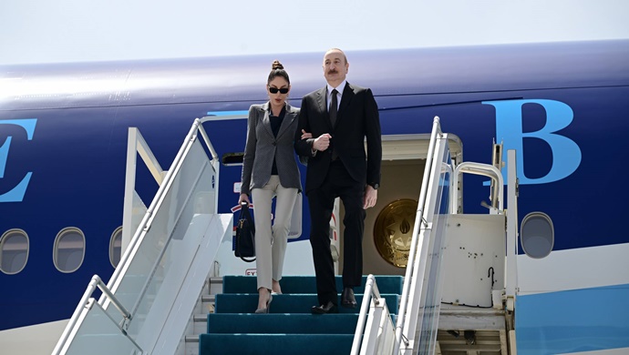 Ilham Aliyev arrived in Türkiye for working visit
