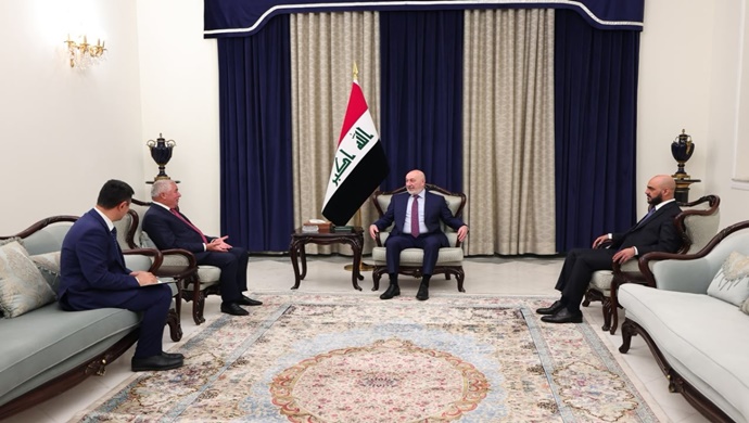 Büyükelçinin Irak Cumhurbaşkanı ile görüşmesi