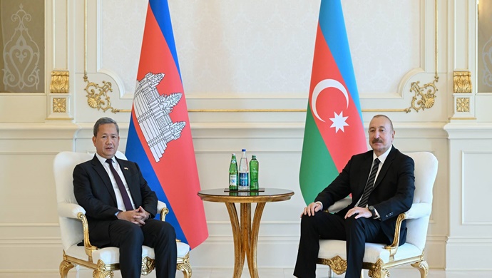 Ilham Aliyev held limited-format meeting with Prime Minister of Cambodia